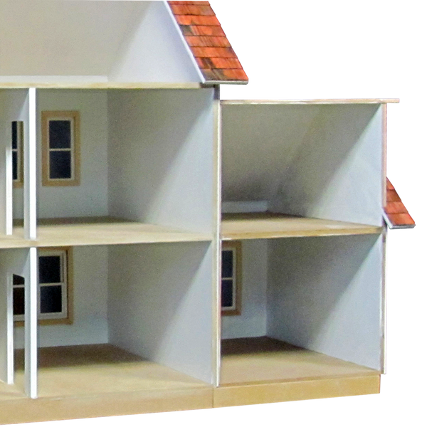 Colonial Dollhouse Addition Milled MDF - 5042