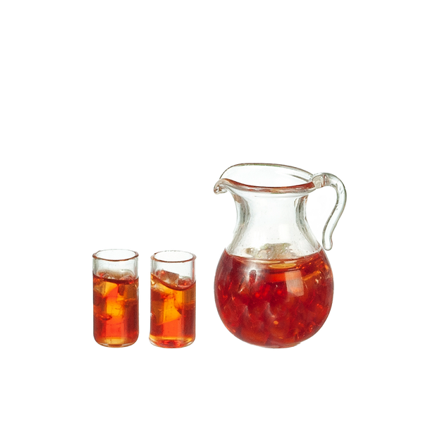 1 Inch Scale Ice Tea Set Dollhouse Miniature