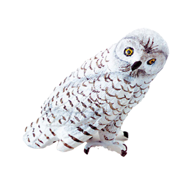 1 Inch Scale Snowy Owl Dollhouse Miniature