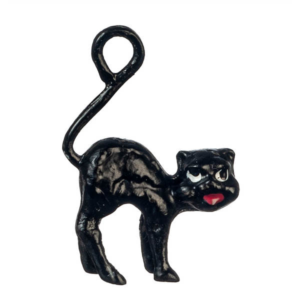 Dollhouse Miniature 1 Inch Scale Black Cat Halloween