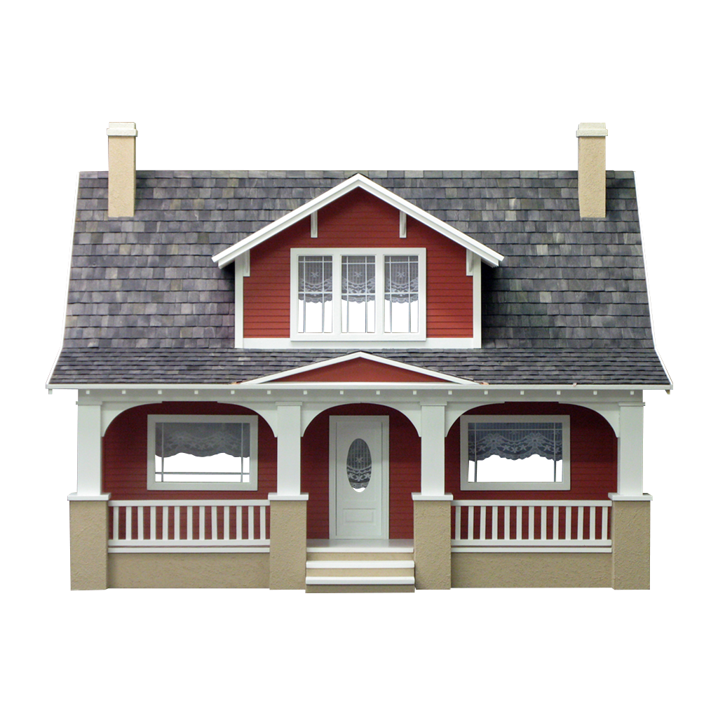 Classic Bungalow Dollhouse Kit Real Good Toys