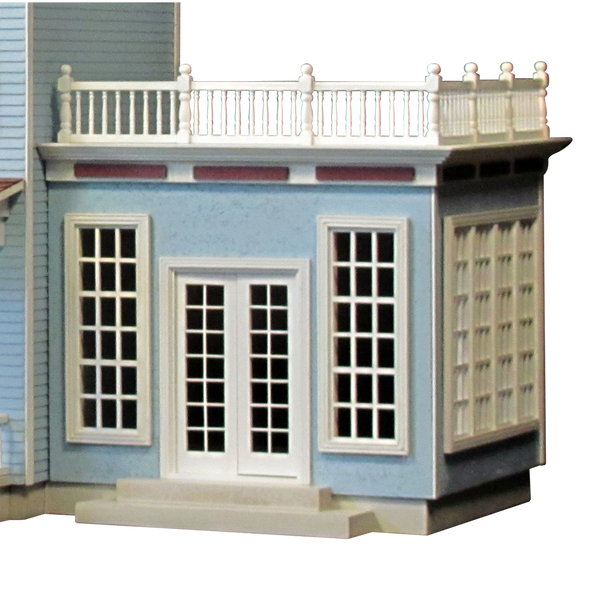 New England dollhouse Conservatory Addition