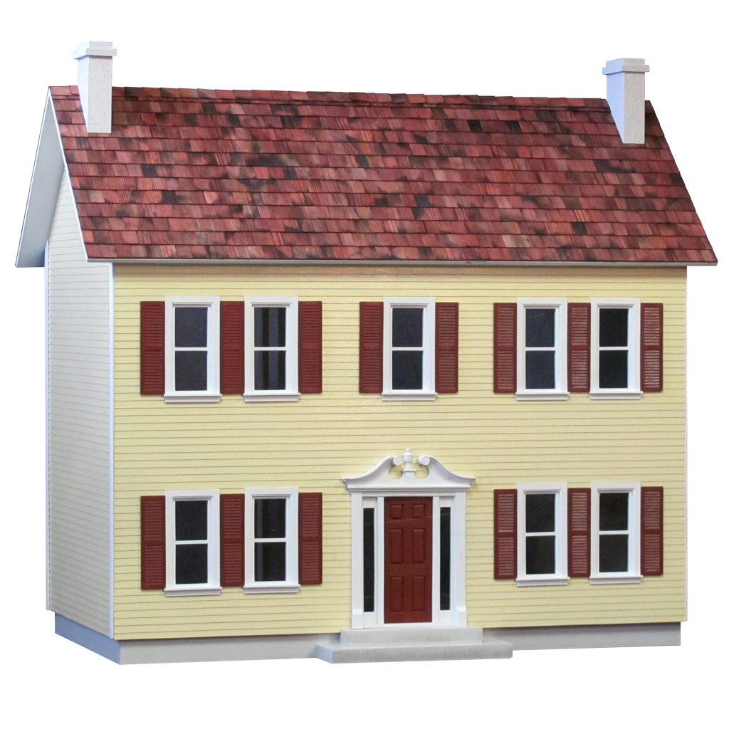 Stockbridge House dollhouse kit for detailed miniature home construction