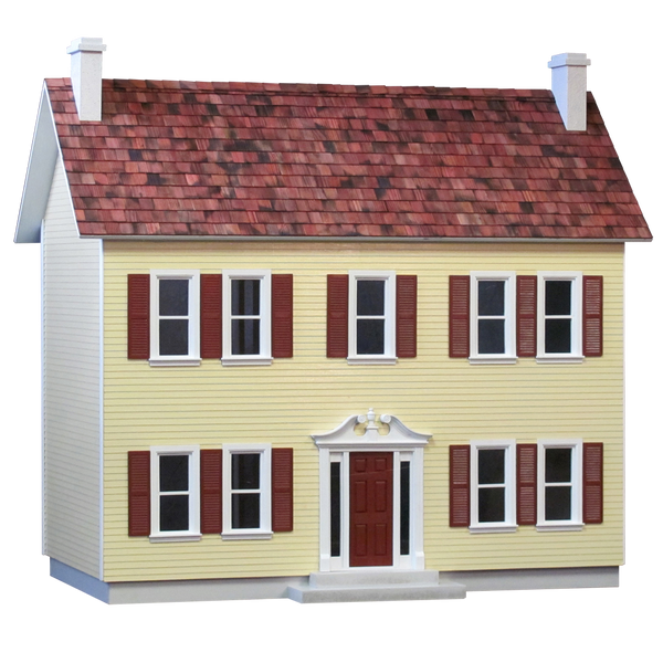 Stockbridge House dollhouse kit for detailed miniature home construction