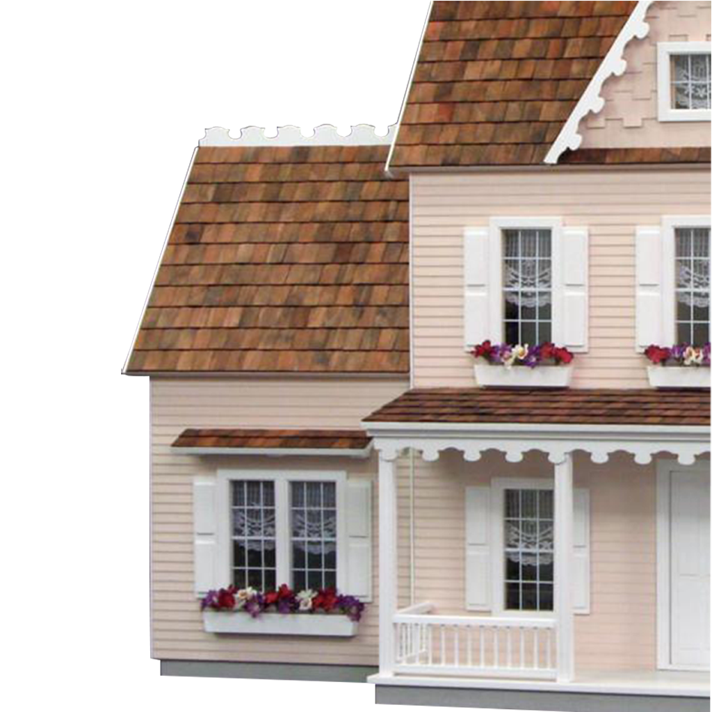 Colonial Junior Dollhouse Addition Milled MDF