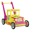 unfinished doll houses tow truck with "Flower Power" and "Love" motifs in a 60s style design.